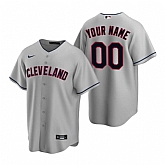 Cleveland Indians Customized Nike Gray 2020 Stitched MLB Cool Base Road Jersey,baseball caps,new era cap wholesale,wholesale hats